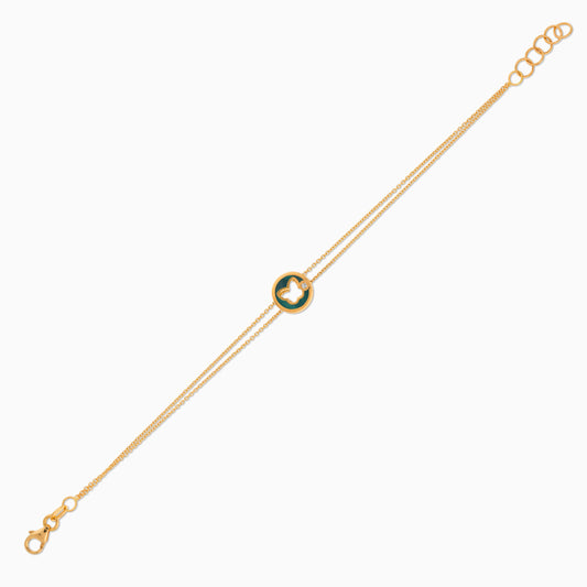 18k yellow gold Kids Diamond Bracelet