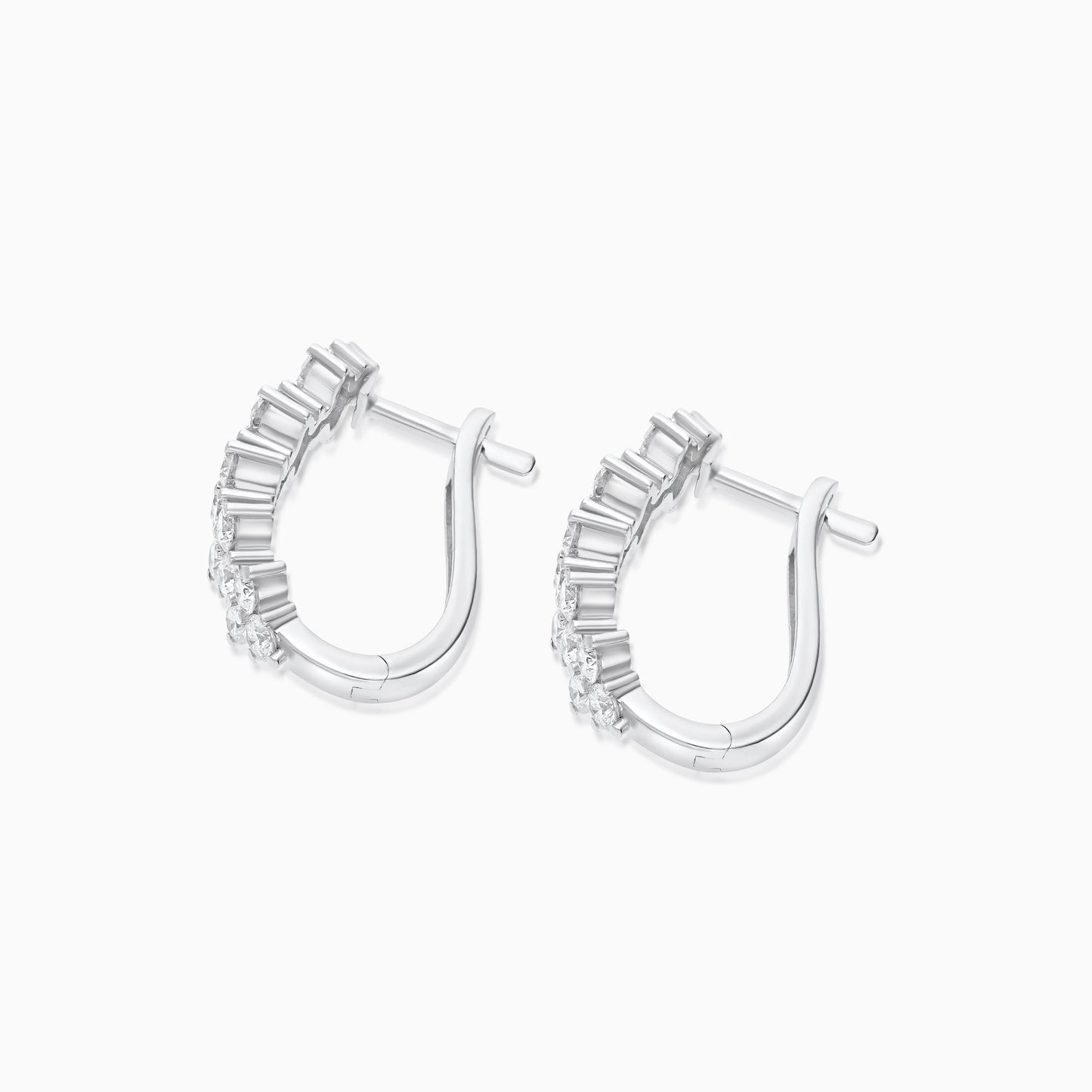 Luxurious White Gold Natural Diamond Earrings – Scala