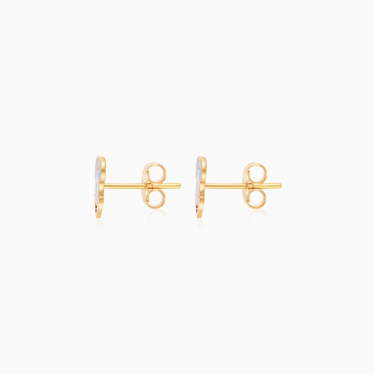 18k Yellow Gold Mickey Mouse Earrings for Kids | Disney Collection