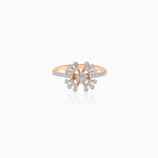 18K Gold Ring and Natural Diamonds - Ada Collection