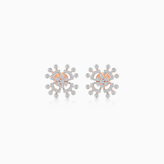 18K Gold and Natural Diamonds Pair of Earrings - Ada Collection