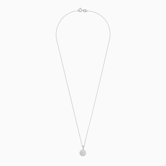 18K White Gold Necklace Adorned with Natural Diamonds from the Scala Collection