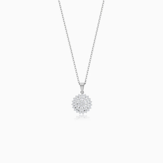 18K Gold Natural Diamonds Pendant Chain - Scala Collection