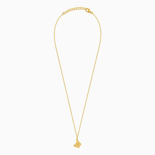 18K Yellow Gold Kids Butterfly Necklace – Farfalla