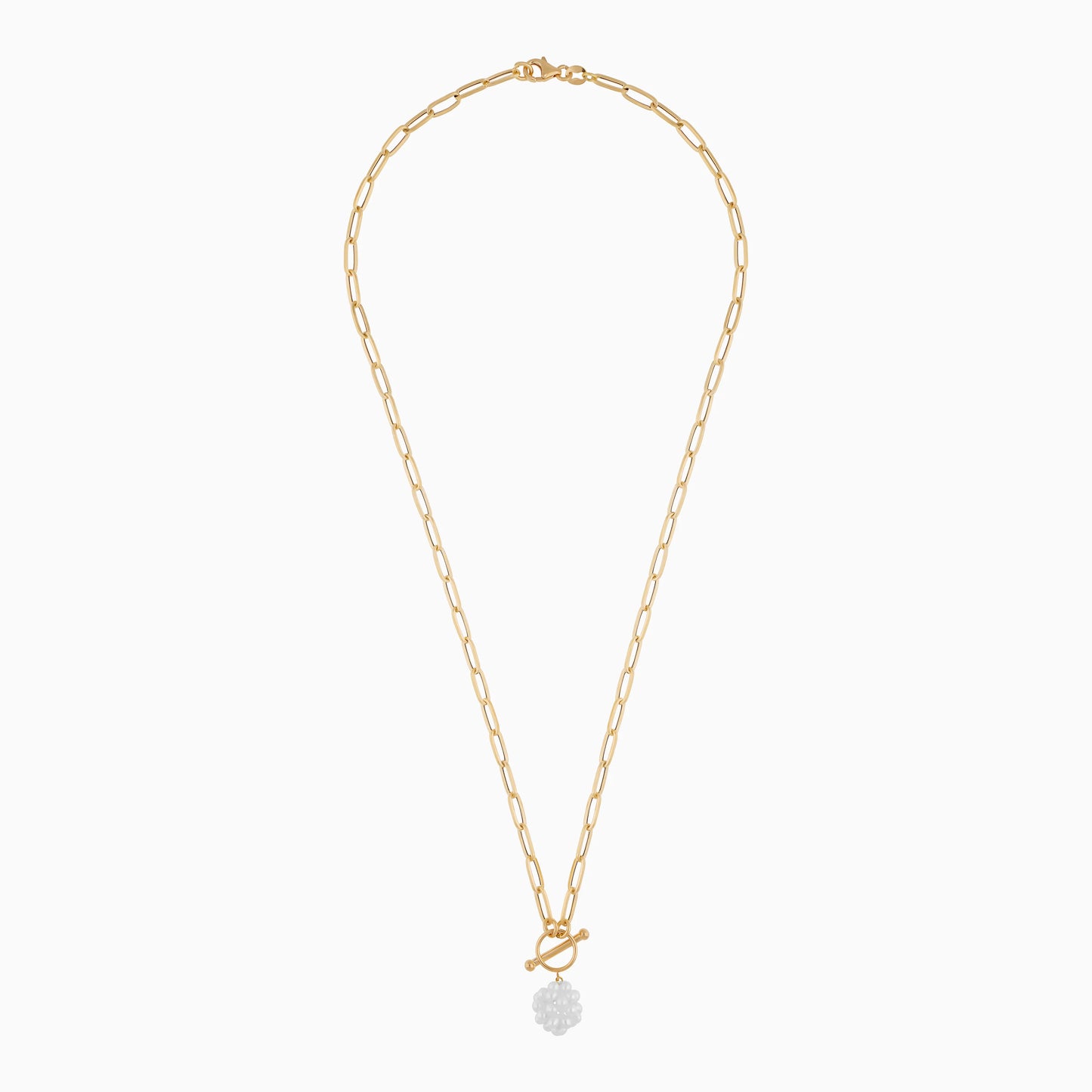 Danah 18K Gold Necklace with Pearls