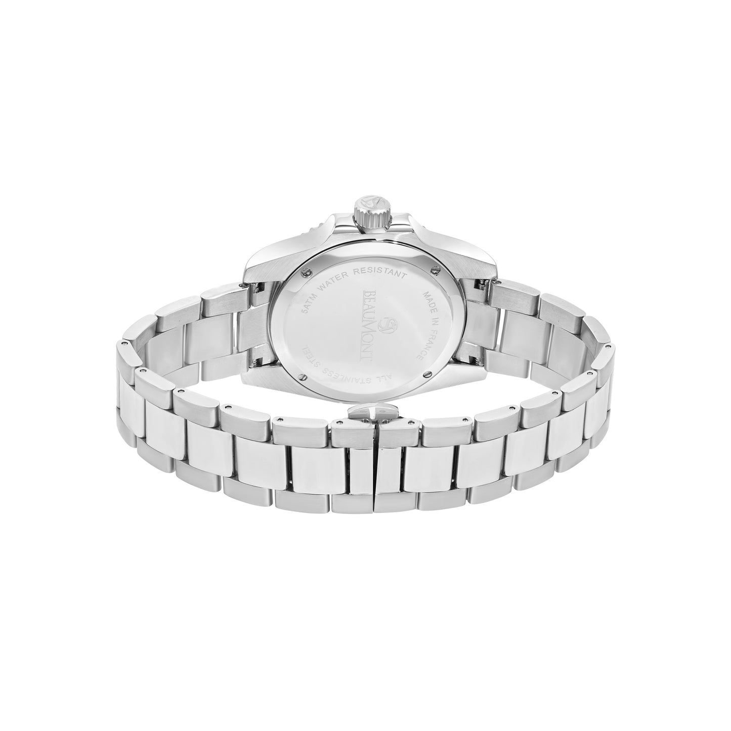 Black & Stainless Steel Quartz Beaumont Gents Watch