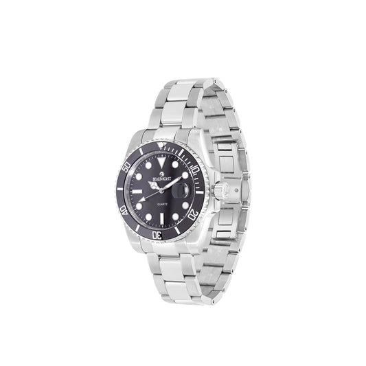 Black & Stainless Steel Quartz Beaumont Gents Watch
