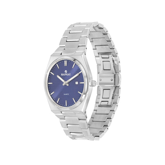 Blue Stainless Steel Quartz Beaumont Gents Watch