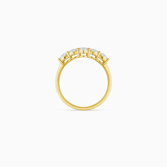 18k yellow gold solitaire eternity diamond ring – solitaire collection