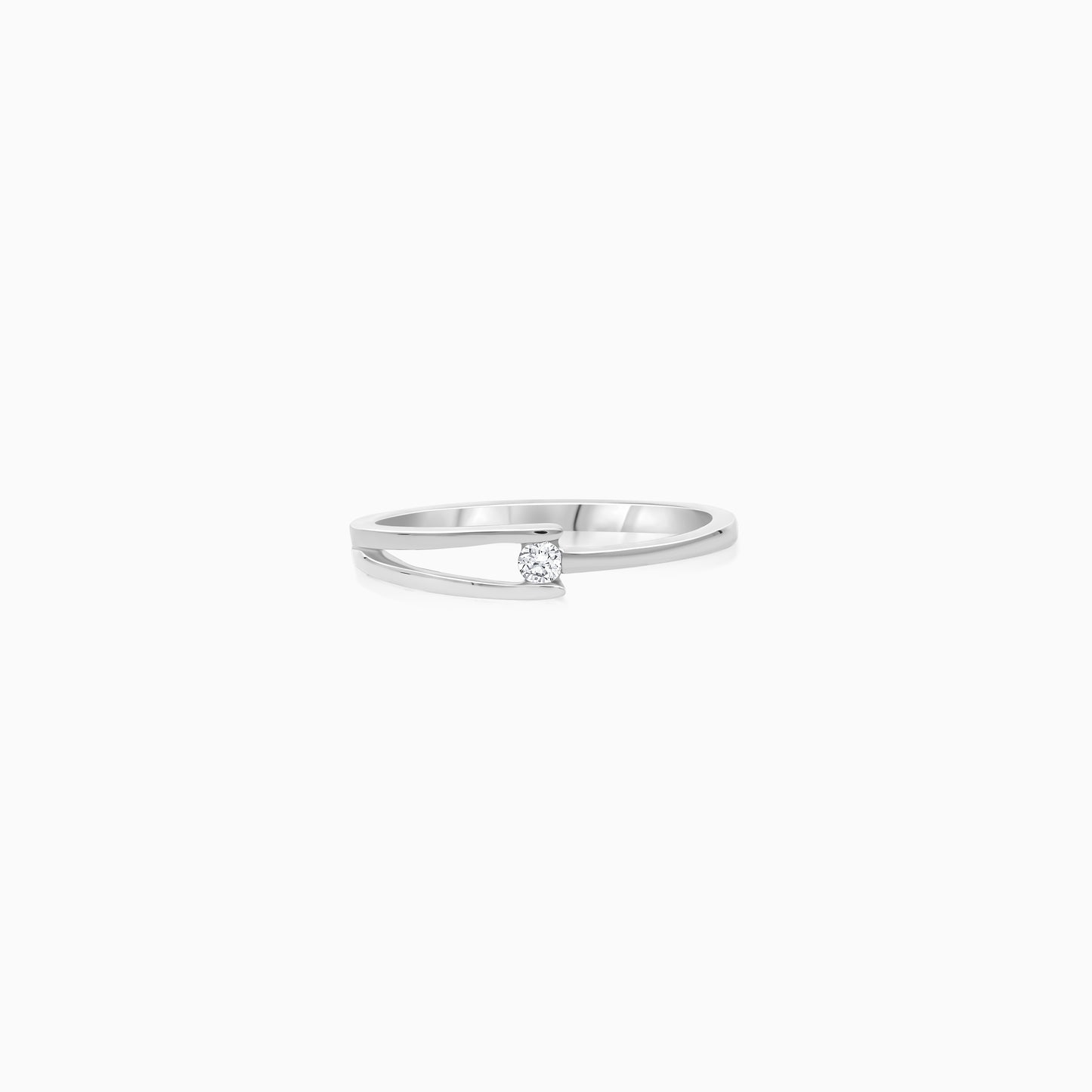 Platinum and Natural Diamond Ring - Evara