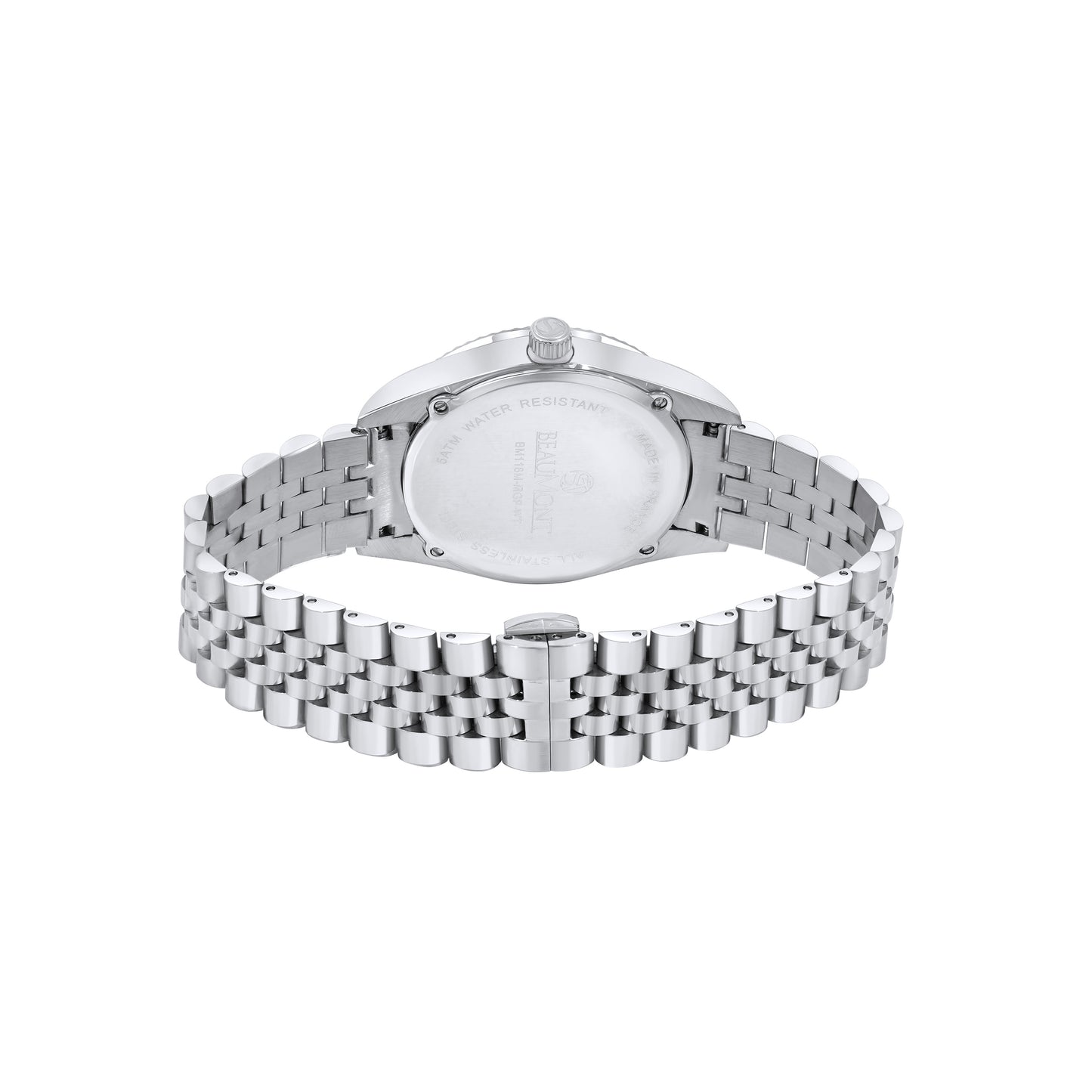 White Stainless Steel Quartz Beaumont Gents Watch