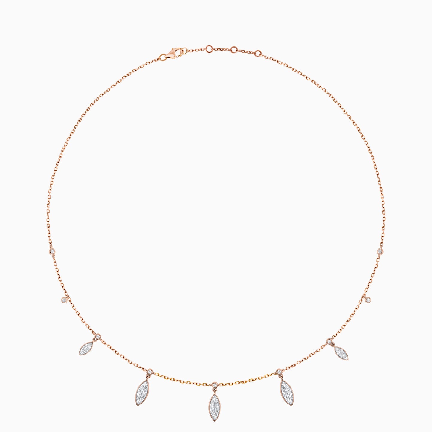Rose Gold Diamond Choker Necklace | Fine Jewellery