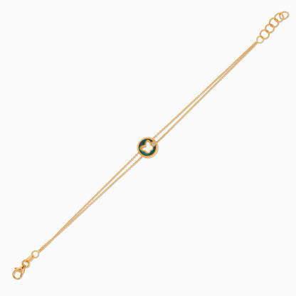 18k yellow gold Kids Diamond Bracelet