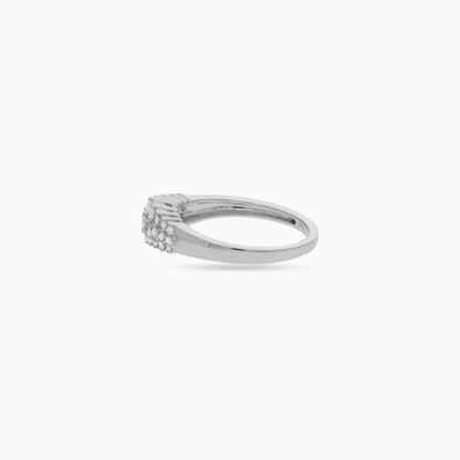 18K White Gold Natural Diamond Ring – Scala Collection
