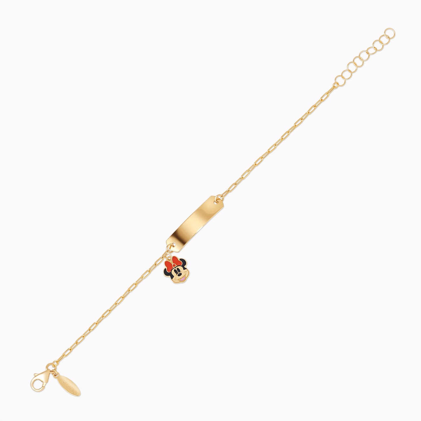 18K Yellow Gold Minnie Mouse Bracelet for Kids | Disney Collection
