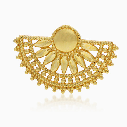 أقراط من الذهب الأصفر عيار 18 قيراطًا - مجموعة شناف