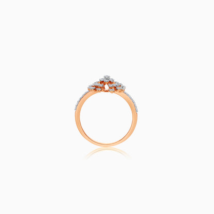 18K Gold Ring and Natural Diamonds - Ada Collection