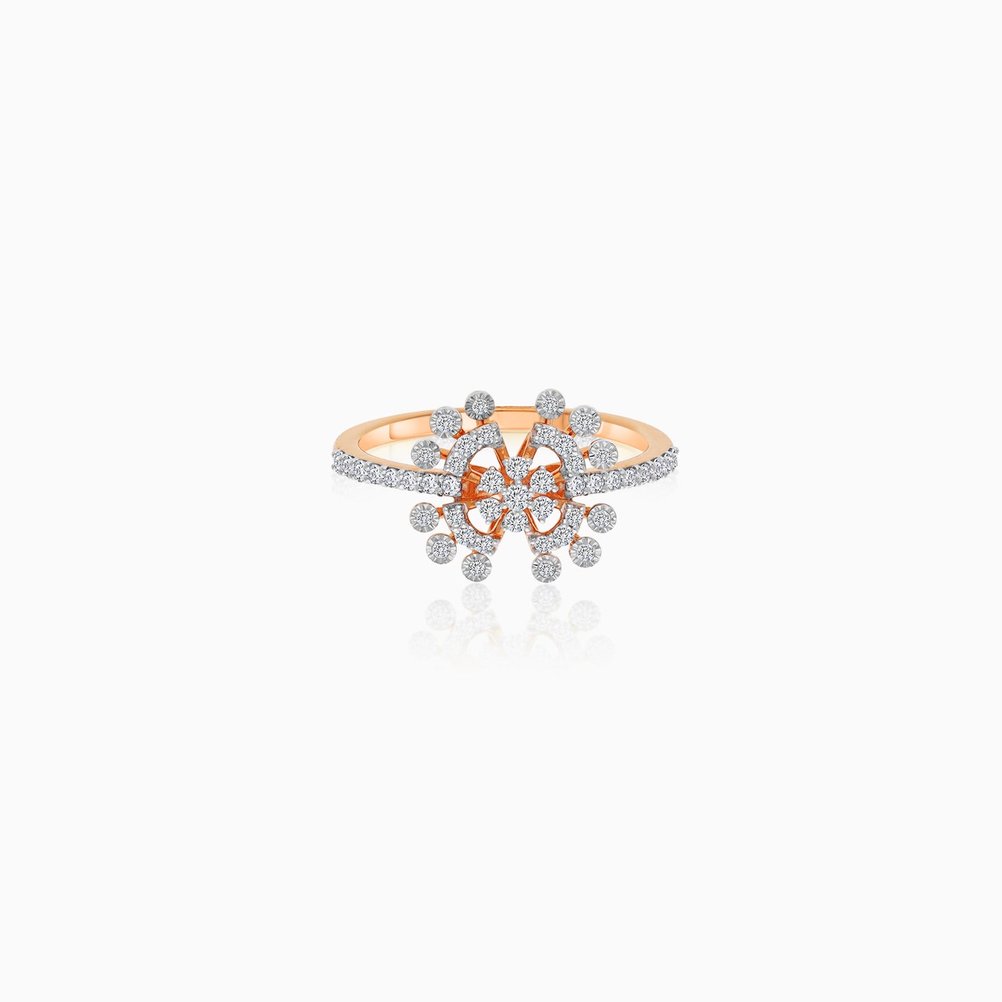 18K Gold Ring and Natural Diamonds - Ada Collection