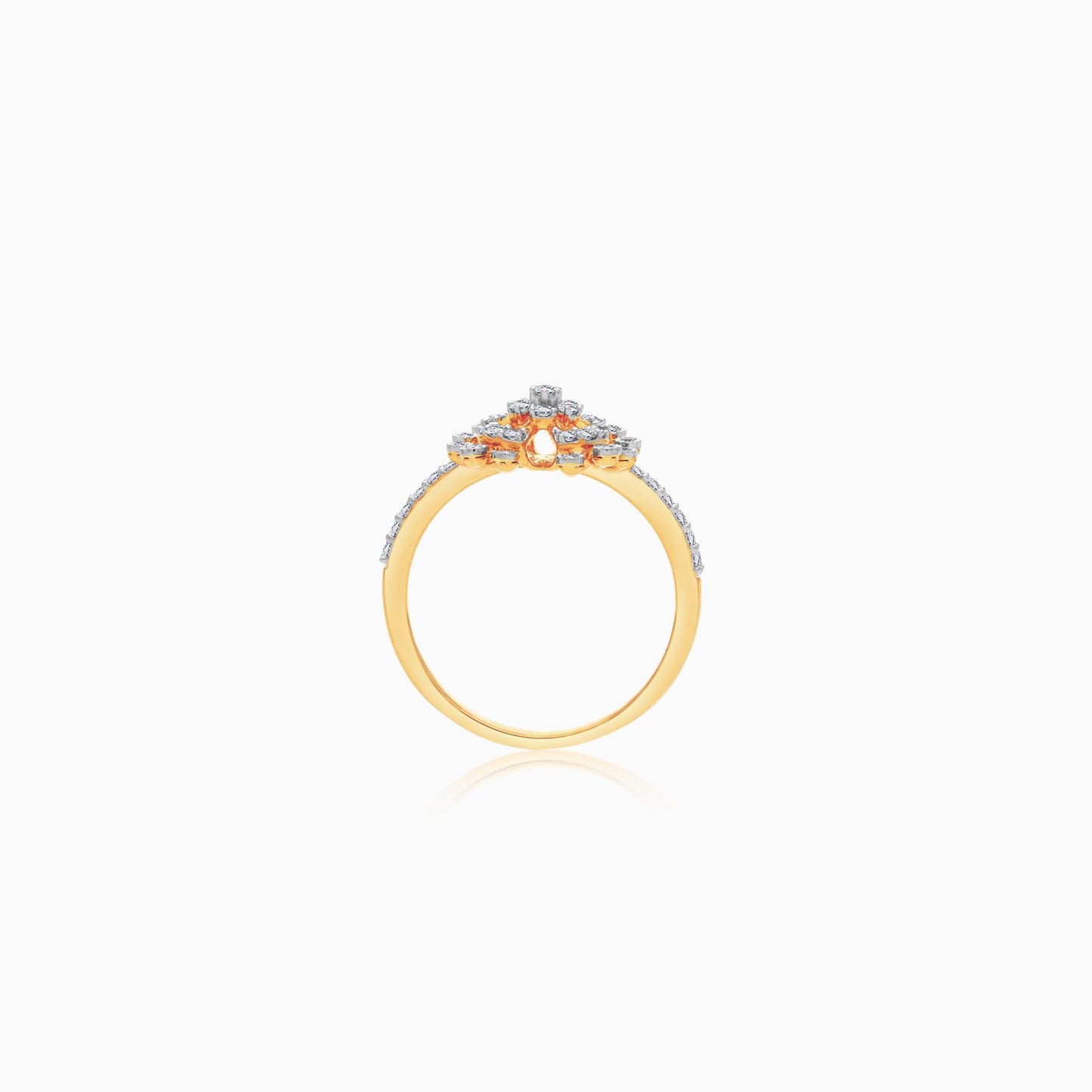 18K Gold Ring and Natural Diamonds - Ada Collection