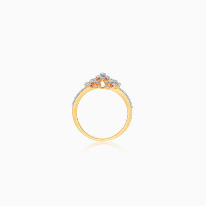 18K Gold Ring and Natural Diamonds - Ada Collection
