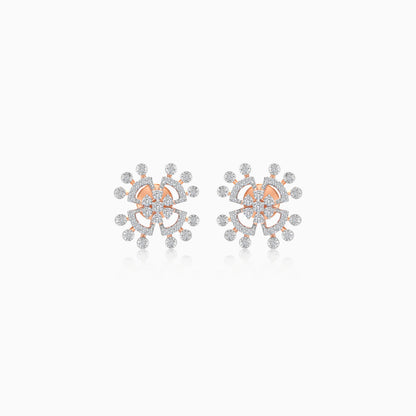 18K Gold and Natural Diamonds Pair of Earrings - Ada Collection