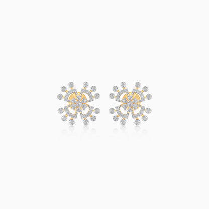 18K Gold and Natural Diamonds Pair of Earrings - Ada Collection