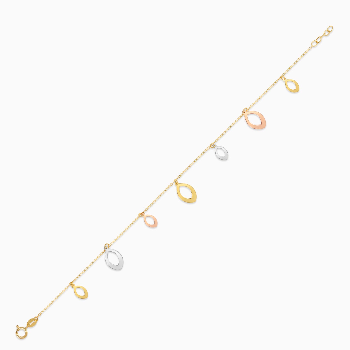 18K Multi-colour Gold Bracelet