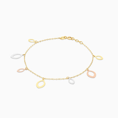 18K Multi-colour Gold Bracelet