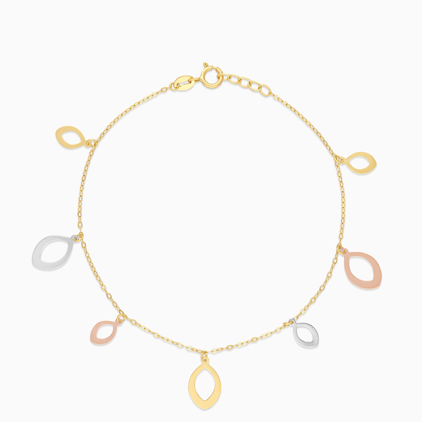 18K Multi-colour Gold Bracelet