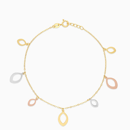 18K Multi-colour Gold Bracelet