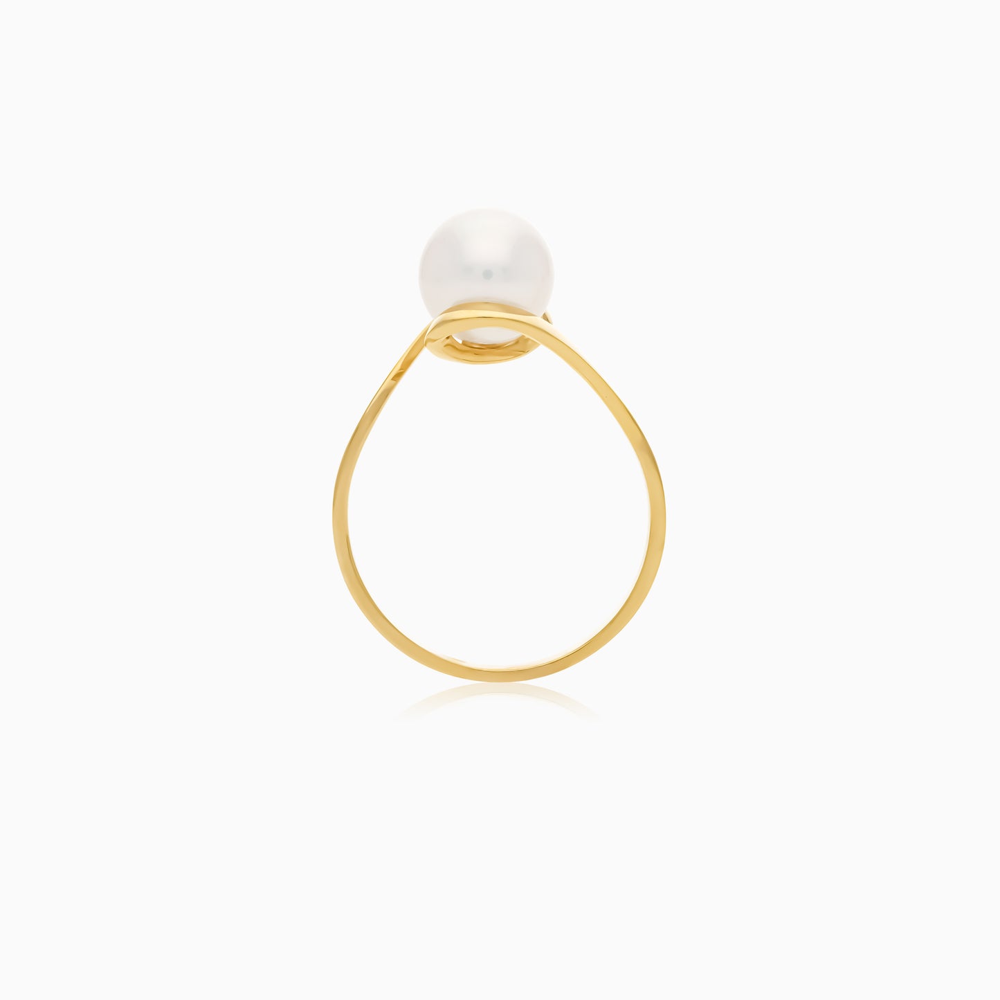 18K Yellow Gold Freshwater Pearl Ring Danah