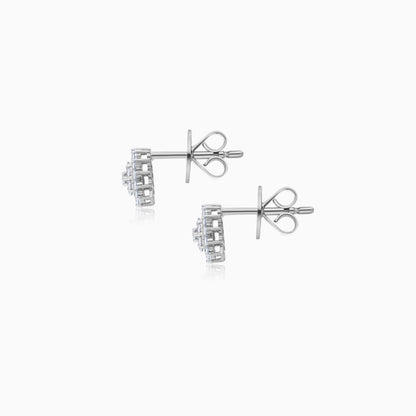 18K Gold Natural Diamonds Pair of Earrings - Scala Collection