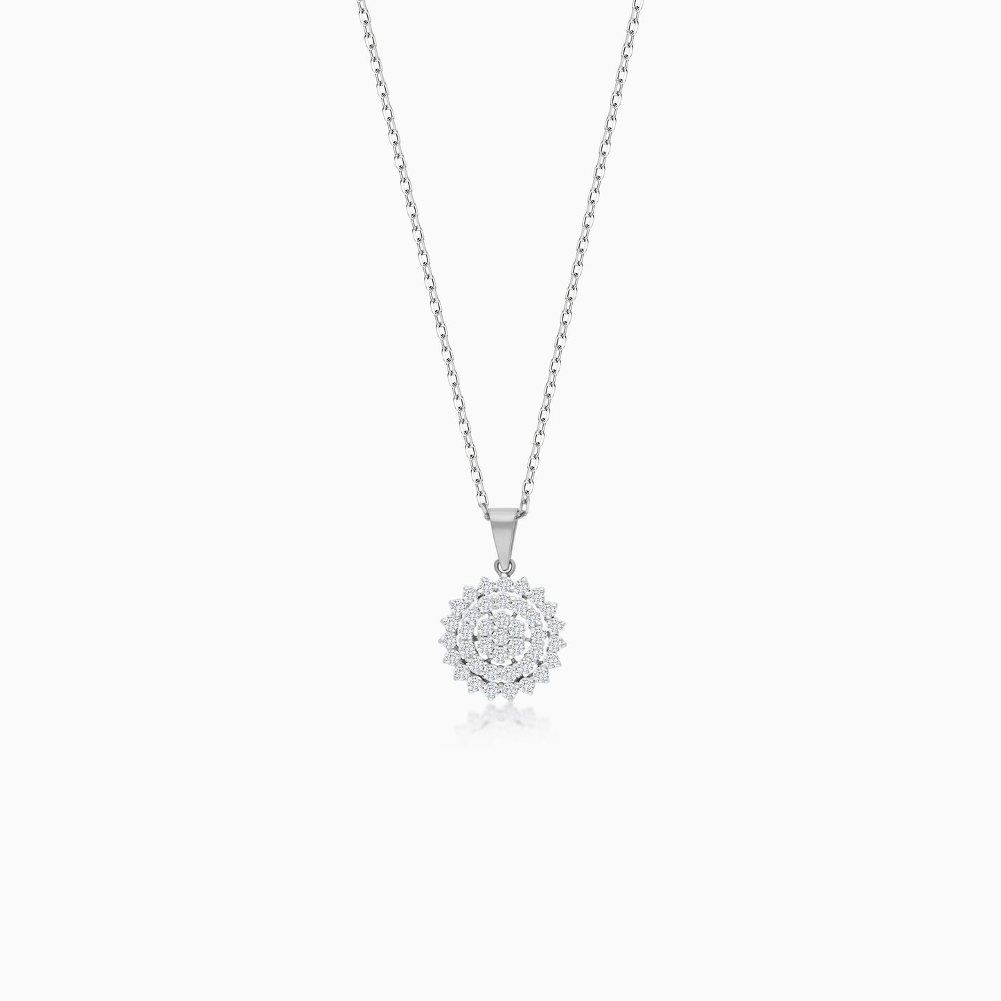 18K Gold Natural Diamonds Pendant Chain - Scala Collection