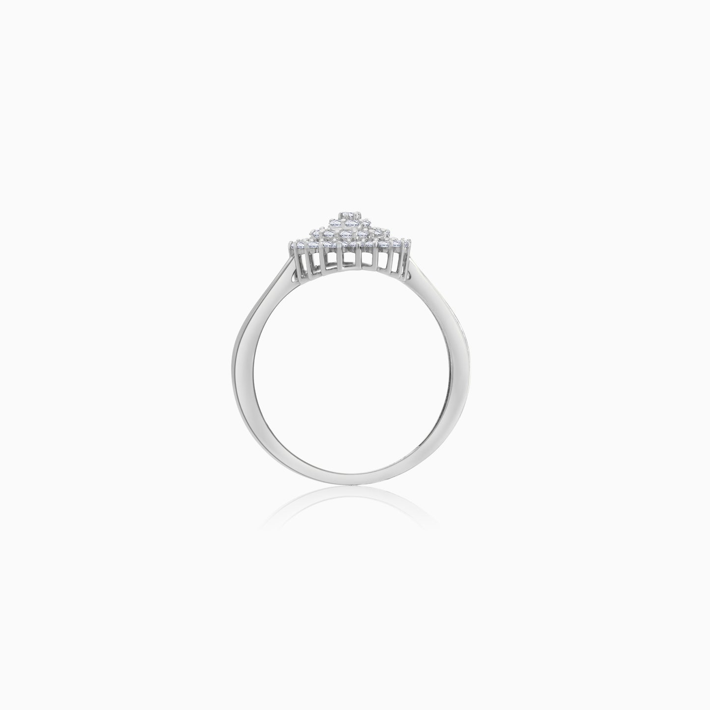 18K Gold Natural Diamonds Ring - Scala Collection