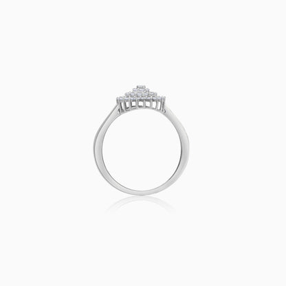 18K Gold Natural Diamonds Ring - Scala Collection