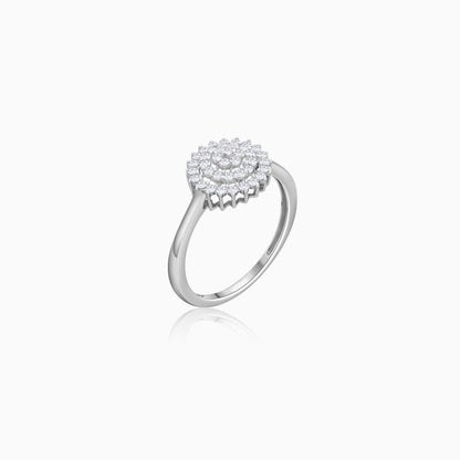 18K Gold Natural Diamonds Ring - Scala Collection