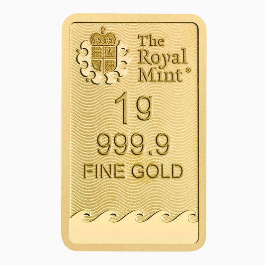سبيكة ذهب (Britannia - Royal Mint ) بوزن 1 جرام عيار 24 قيراط 