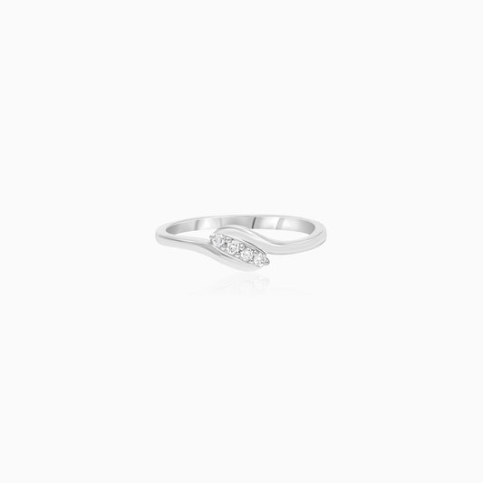 Platinum Natural Diamond Ring - Evara