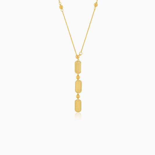 18K Yellow Gold Modern Necklace