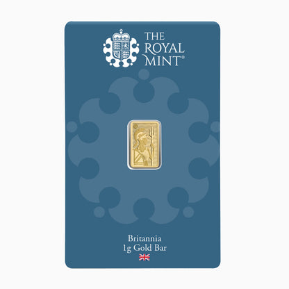 سبيكة ذهب (Britannia - Royal Mint ) بوزن 1 جرام عيار 24 قيراط 
