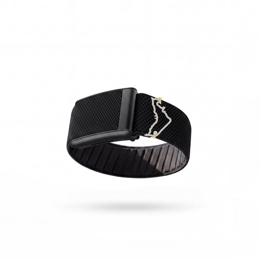 Natural Diamonds Wearable Strap Accessory UAE Map in 18k Yellow Gold