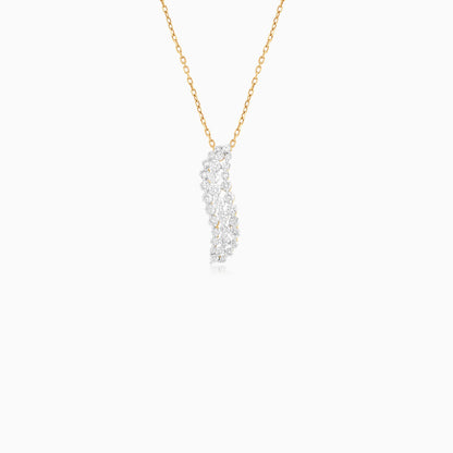 18k Yellow Gold from Scala Collection Decorated with Natural Diamond Stones
