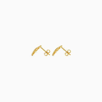 18K Yellow Gold Kids Butterfly Earrings – Farfalla