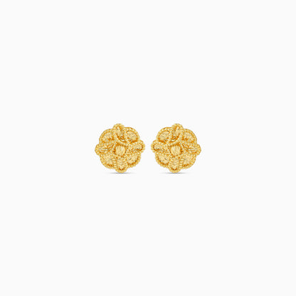18K Gold Kids Flower Earrings – Farfalla by Jawhara