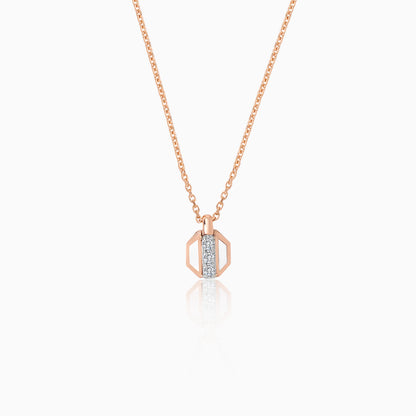 18K Gold Chain with Mother of Pearl and Natural Diamonds - Bovo Collection