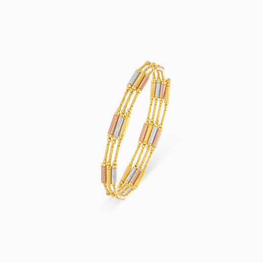 18K Gold Unique Adjustable Magnetic Bangle