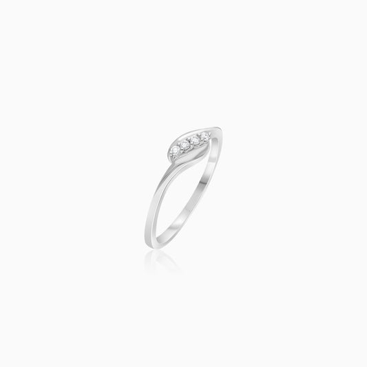 Platinum Natural Diamond Ring - Evara
