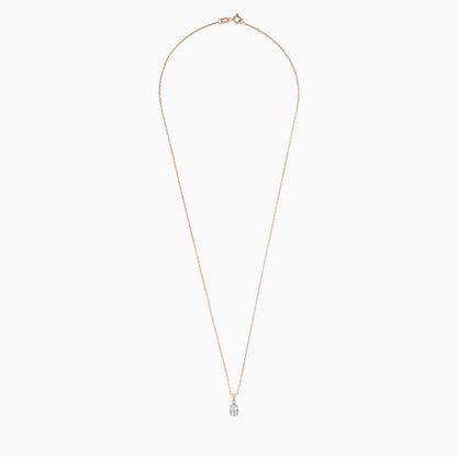 Colour Classic 18k Gold Aquamarine and Natural Diamond Necklace
