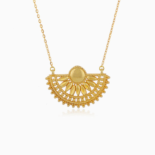 قلادة من الذهب الأصفر عيار 18 قيراطًا - مجموعة شناف الذهبية