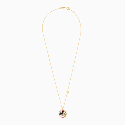 Disney Mickey & Friends Diamonds and Ruby 18K Yellow Gold Necklace